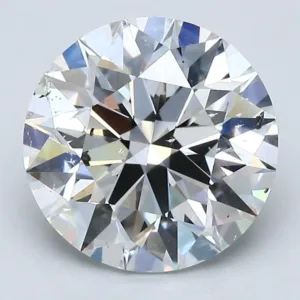 3.05 Carat Round E SI2 Natural Diamond