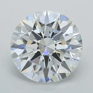 3.06 Carat Round E VVS2 Lab Diamond