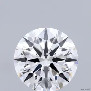 3.07 Carat Round E VVS2 Lab Diamond