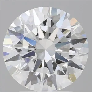 3.08 Carat Round E VVS2 Lab Diamond
