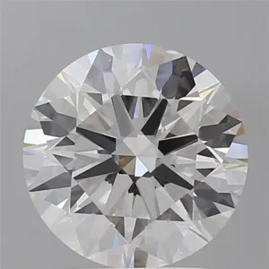 3.08 Carat Round E VVS2 Lab Diamond