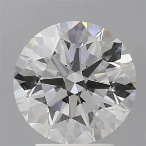 3.08 Carat Round E VVS2 Lab Diamond