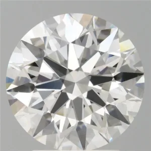 3.08 Carat Round E VVS2 Lab Diamond