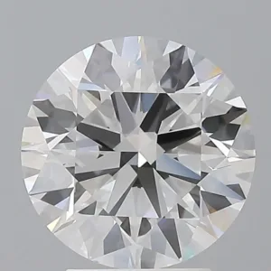 3.09 Carat Round E VVS2 Lab Diamond