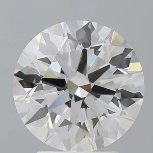 3.09 Carat Round E VVS2 Lab Diamond