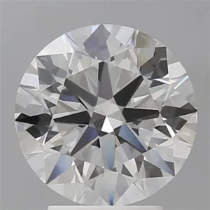 3.09 Carat Round E VVS2 Lab Diamond