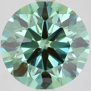 3.56 Carat Round Fancy Vivid Green VS1 Lab Diamond