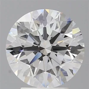 3.58 Carat Round E VVS2 Lab Diamond
