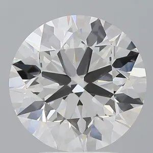 3.89 Carat Round E VVS2 Lab Diamond