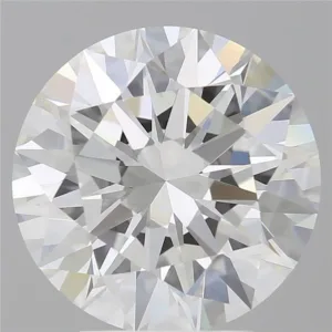 3.96 Carat Round E VVS2 Lab Diamond