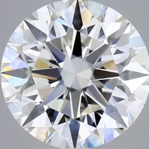 4.03 Carat Round F VVS2 Lab Diamond