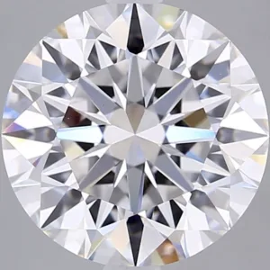 4.04 Carat Round E VVS2 Lab Diamond