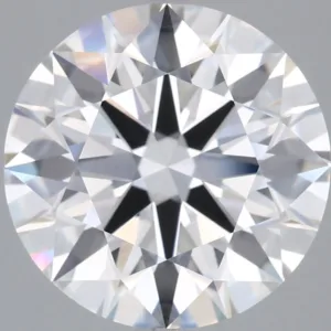 4.04 Carat Round F VVS2 Lab Diamond