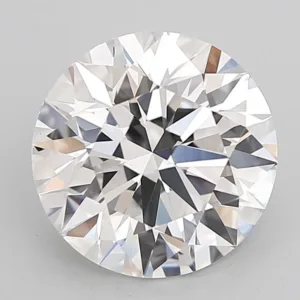 4.04 Carat Round F VVS2 Lab Diamond