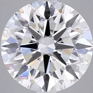 4.04 Carat Round F VVS2 Lab Diamond