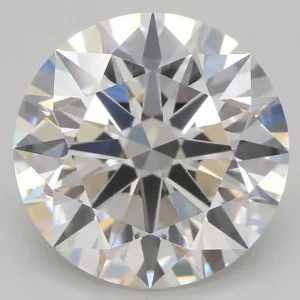 4.04 Carat Round F VVS2 Lab Diamond
