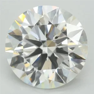 4.04 Carat Round F VVS2 Lab Diamond