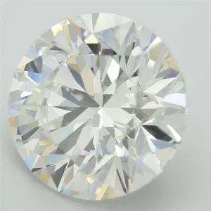 4.04 Carat Round F VVS2 Lab Diamond
