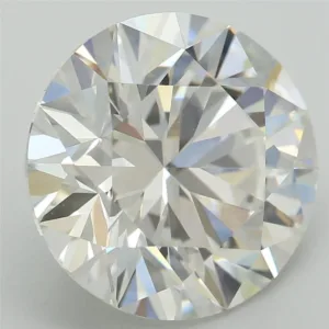 4.05 Carat Round F VVS2 Lab Diamond