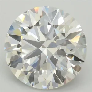 4.06 Carat Round F VVS2 Lab Diamond
