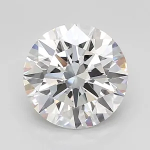 4.07 Carat Round F VVS2 Lab Diamond