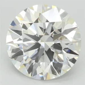 4.07 Carat Round F VVS2 Lab Diamond