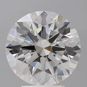 4.08 Carat Round F VVS2 Lab Diamond