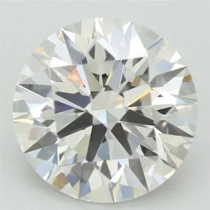 4.08 Carat Round F VVS2 Lab Diamond