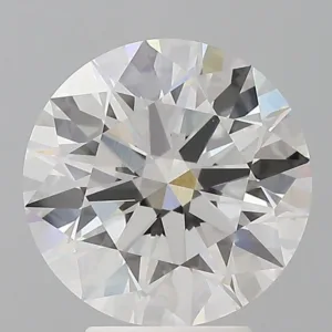 4.08 Carat Round F VVS2 Lab Diamond