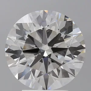 4.08 Carat Round F VVS2 Lab Diamond