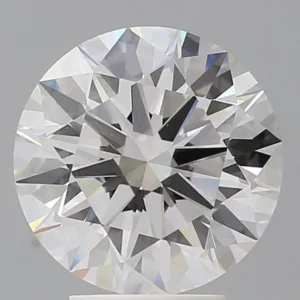 4.08 Carat Round F VVS2 Lab Diamond