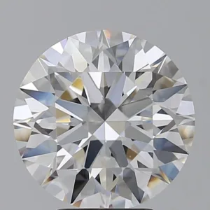 4.09 Carat Round E VVS2 Lab Diamond