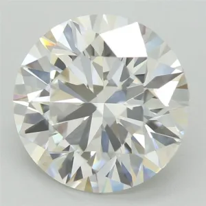 4.09 Carat Round F VVS2 Lab Diamond