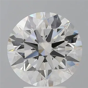 4.09 Carat Round F VVS2 Lab Diamond