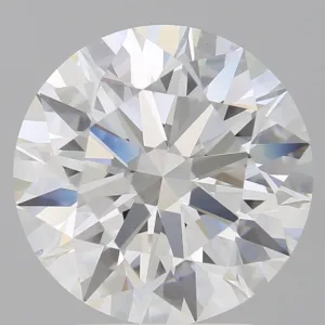 4.09 Carat Round F VVS2 Lab Diamond