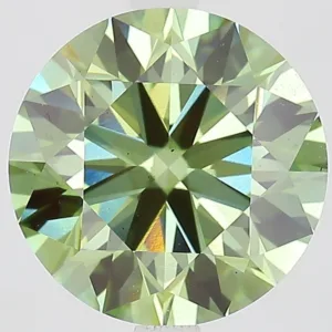 4.51 Carat Round Fancy Vivid Green VS1 Lab Diamond