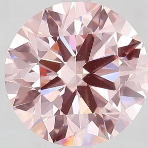4.53 Carat Round Fancy Intense Pink VS1 Lab Diamond