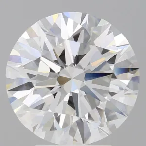 4.56 Carat Round E VVS2 Lab Diamond