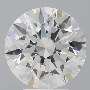 4.56 Carat Round F VVS2 Lab Diamond