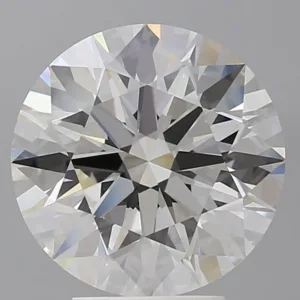 4.58 Carat Round F VVS2 Lab Diamond