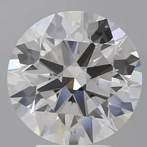 4.58 Carat Round F VVS2 Lab Diamond