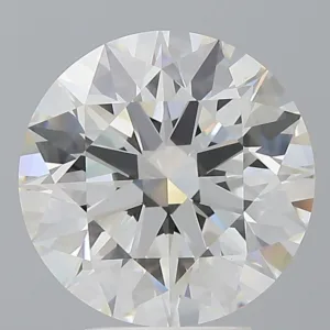 4.59 Carat Round F VVS2 Lab Diamond