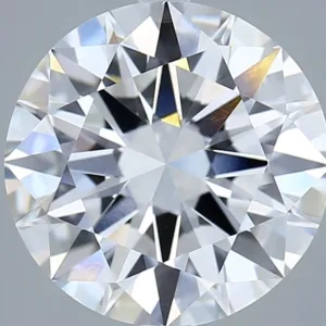 4.96 Carat Round F VVS2 Lab Diamond