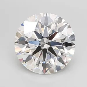 5.04 Carat Round F VVS2 Lab Diamond