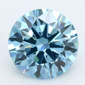 5.04 Carat Round Fancy Vivid Blue VS1 Lab Diamond