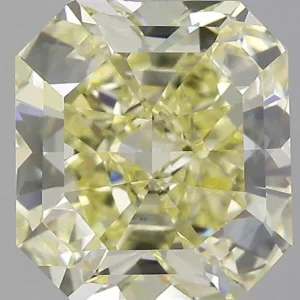 5.05 Carat Radiant Fancy Yellow VVS1 Natural Diamond