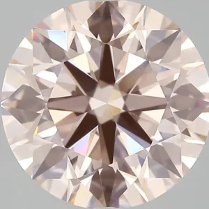 5.08 Carat Round Fancy Pink VS1 Lab Diamond