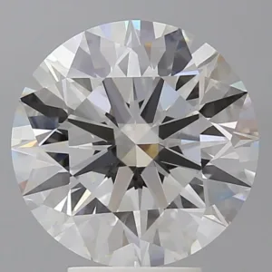 5.09 Carat Round F VVS2 Lab Diamond