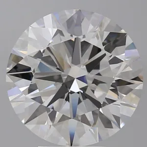 5.52 Carat Round F VVS2 Lab Diamond
