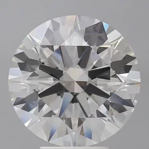 5.53 Carat Round F VVS2 Lab Diamond